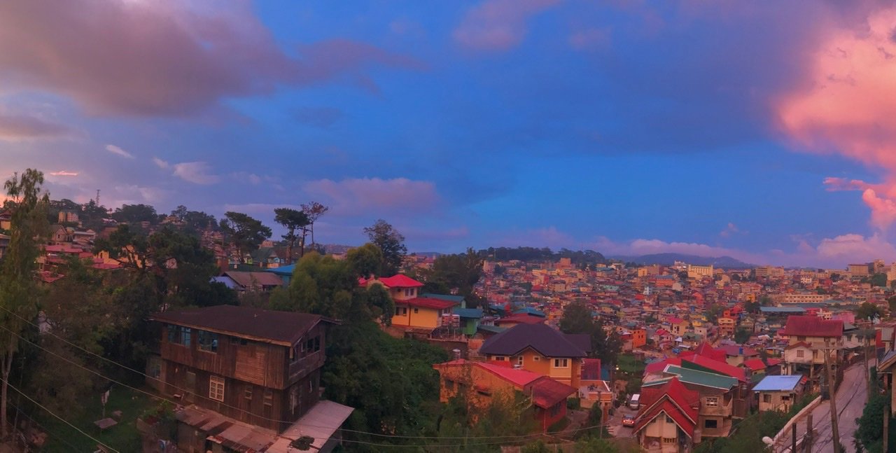 Baguio City pine forest / RNJ Hotel exterior