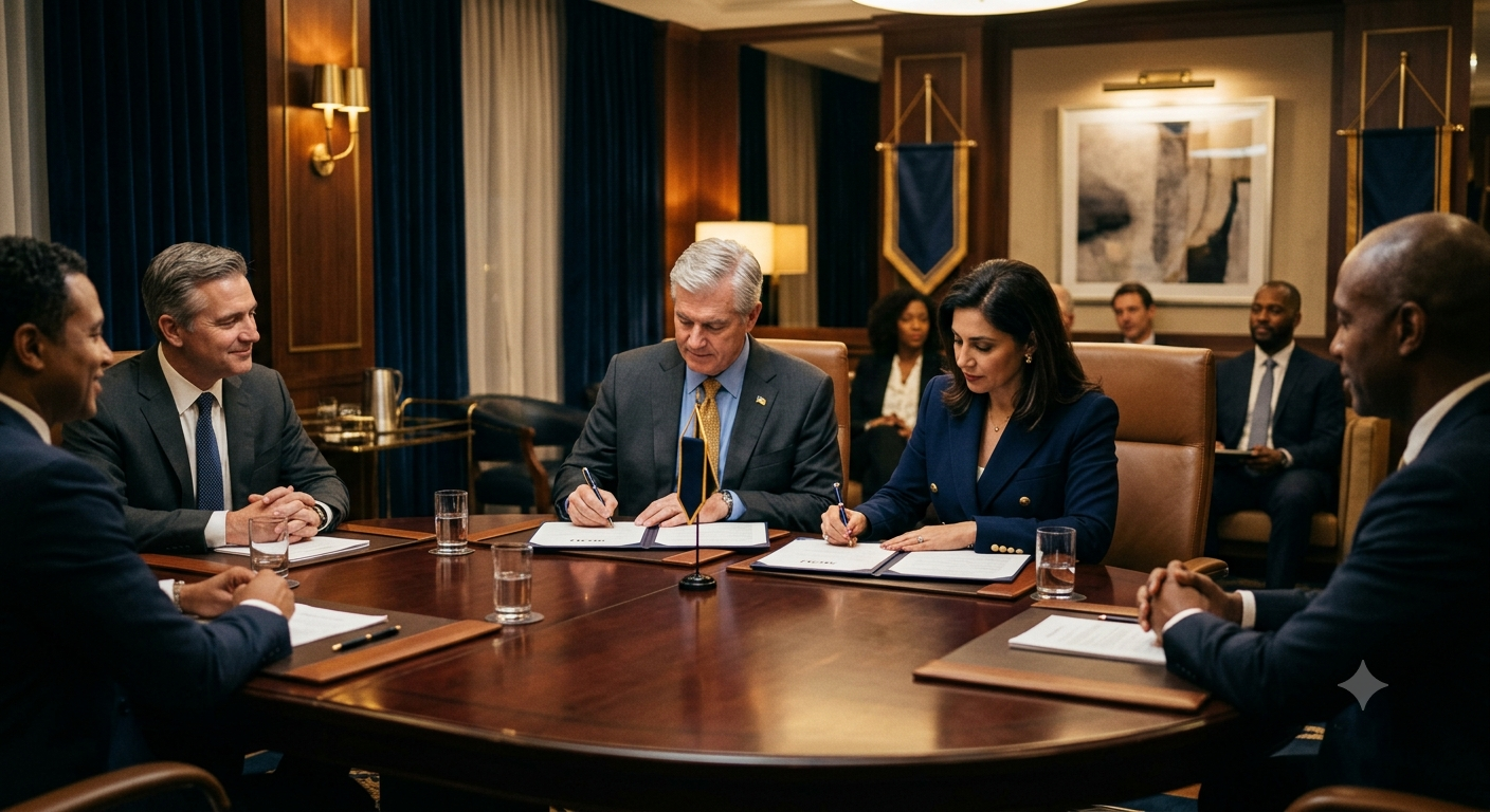 Corporate roundtable / MOU signing ceremony